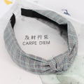 2018 Simple Design Hair Jewelry Cloth Strip Knitted Knot Custom Headband for Trendy Girls
